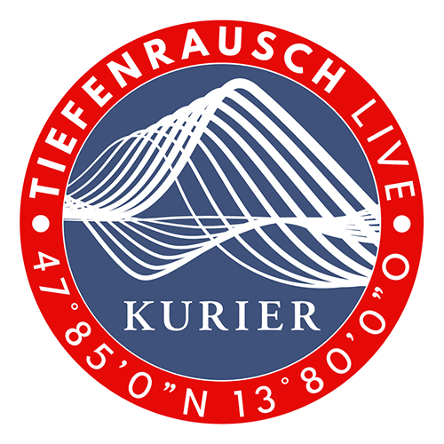 Grafik mit Logo aus „Tiefenrausch“ von Kurier.