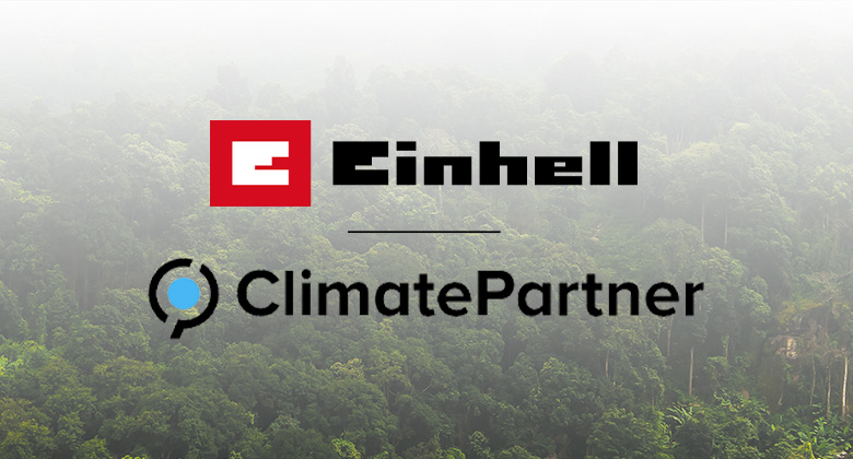 logos: Einhell and ClimatePartner