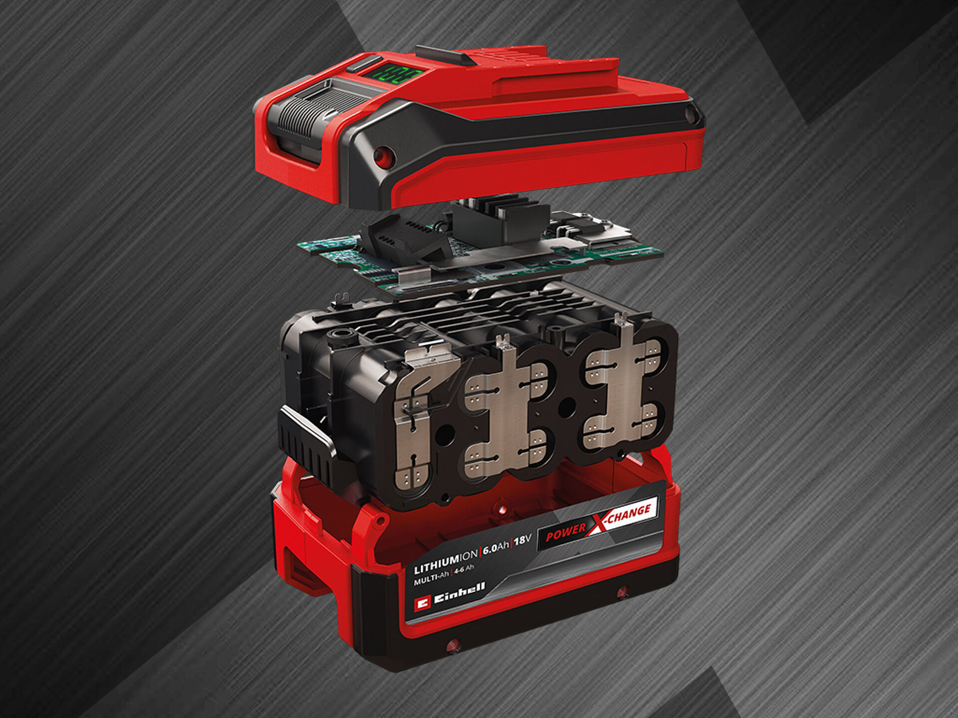Einhell Power SET die Heimwerker-Ausstattung: 4 Geräte - 2 Akku-Sets - 1  Werkzeug Box