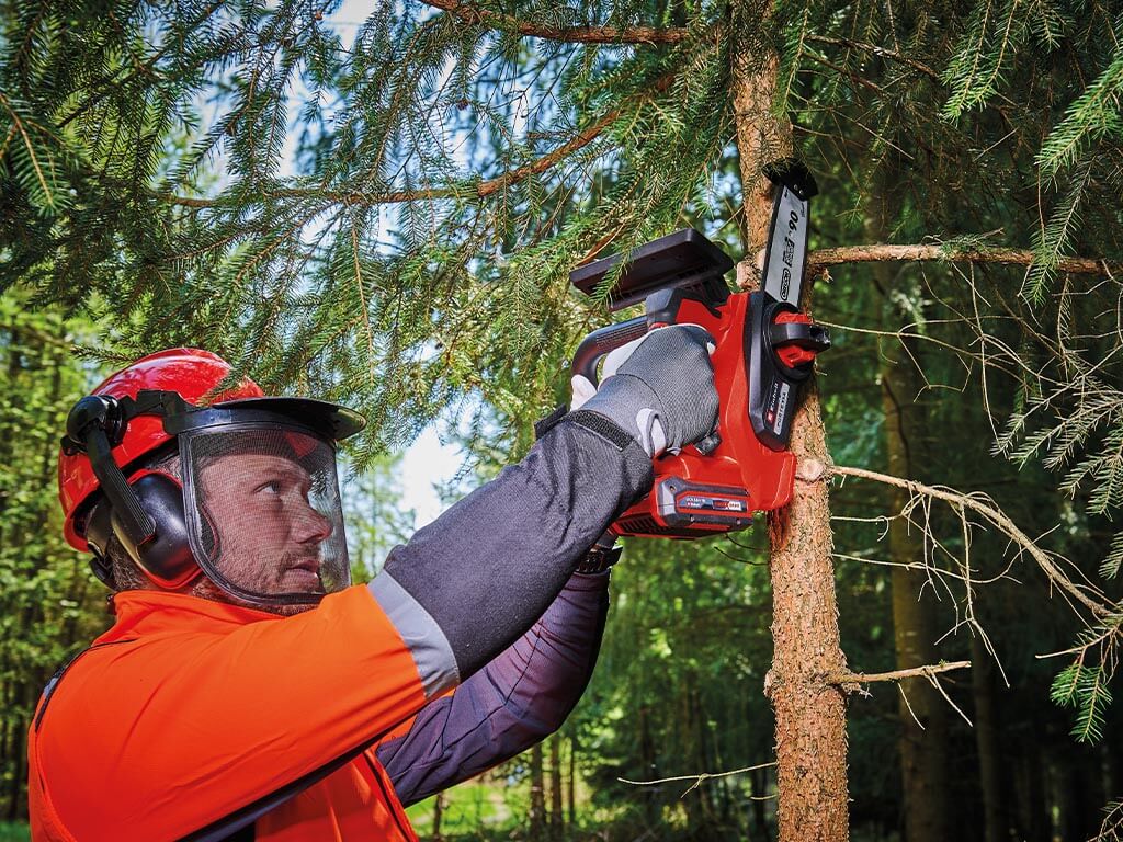 Baumpflege im Winter: Einhell mit neuer Akku-Kettensäge für Heimwerker und  Profis