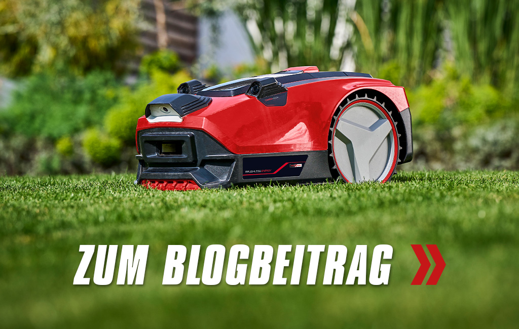 A robotic lawn mower.