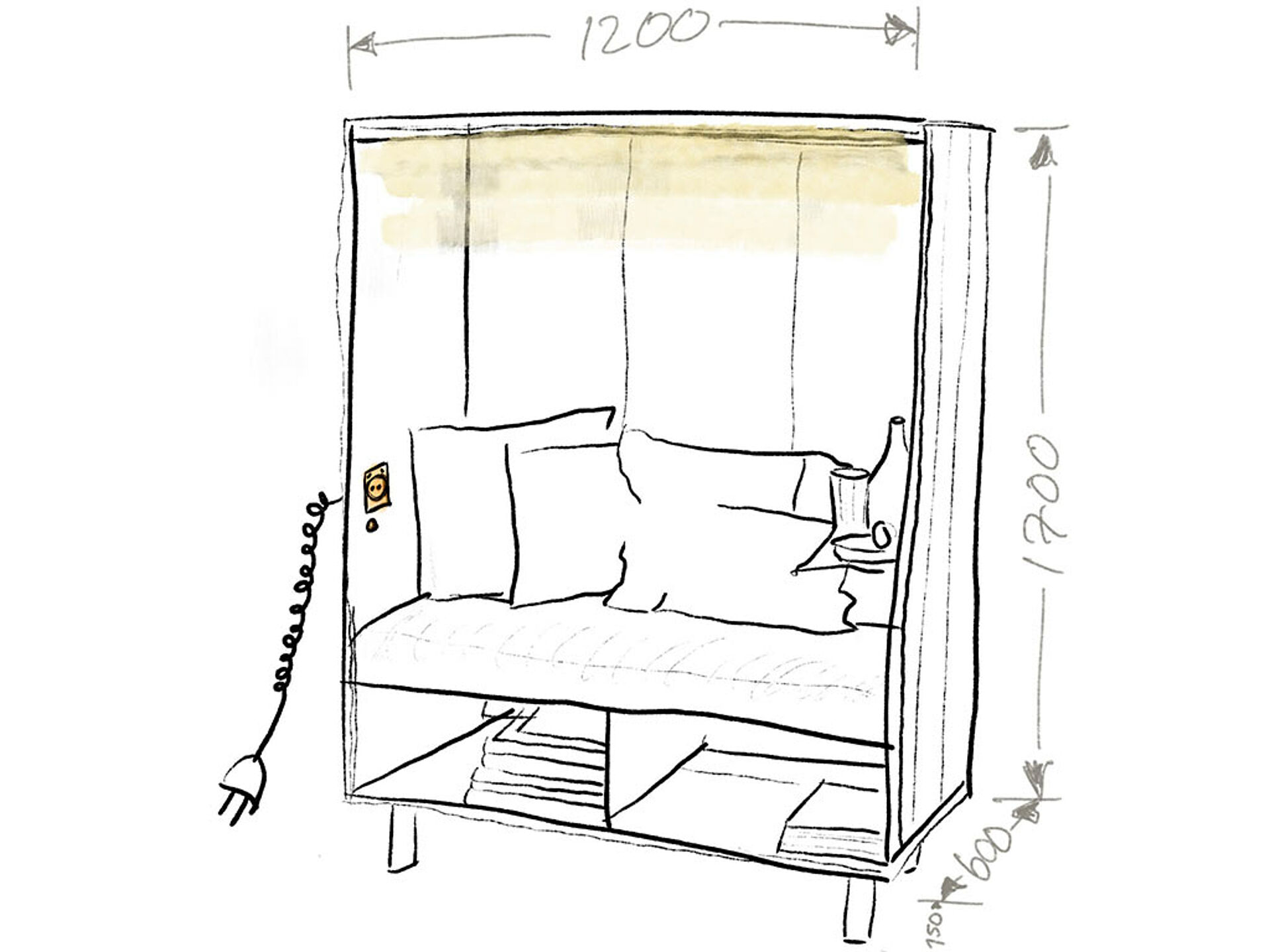 construction plan for the beach chair