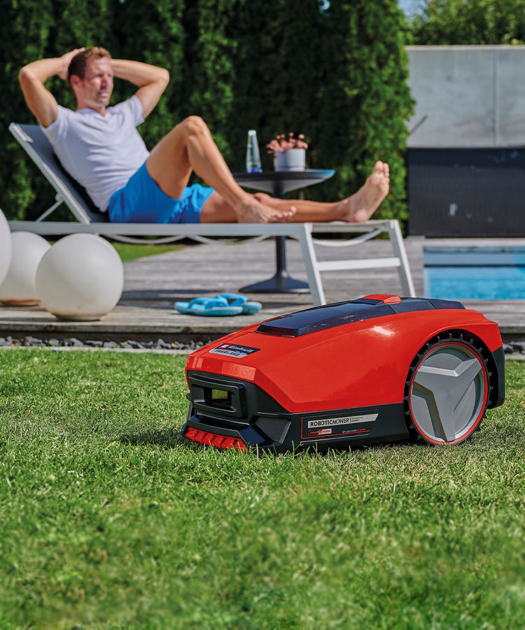 Einhell robot best sale lawn mower